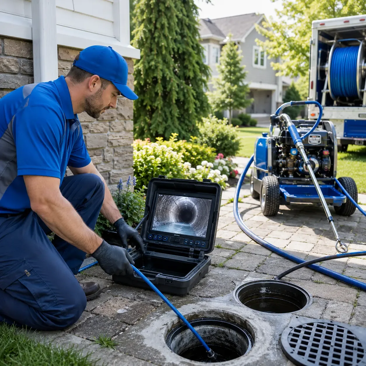 Outdoor drain cleaning professionals serving Slayden, TN